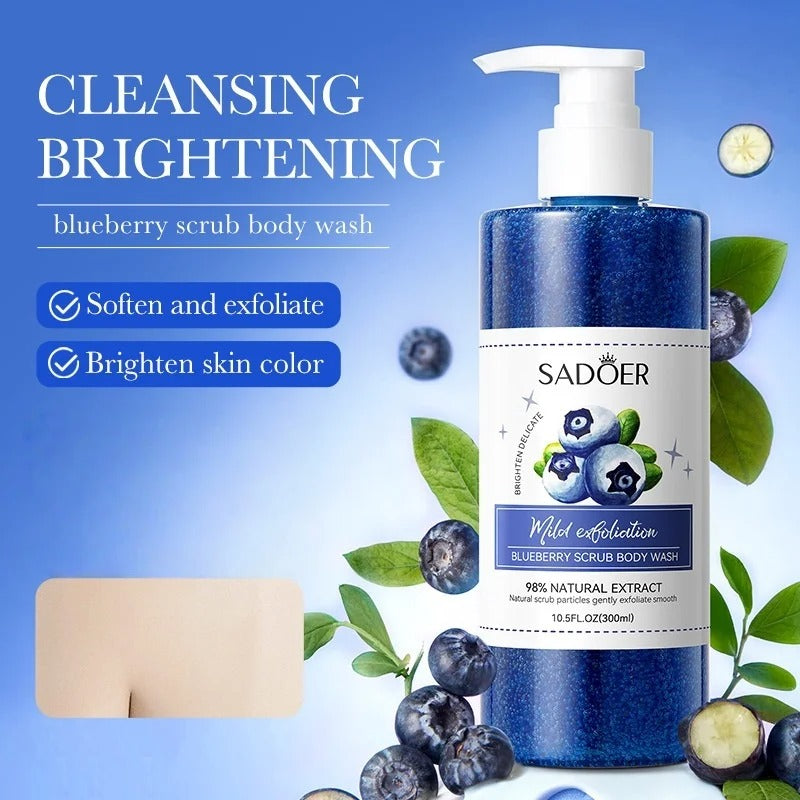300ml Blueberry Exfoliating Shower Gel