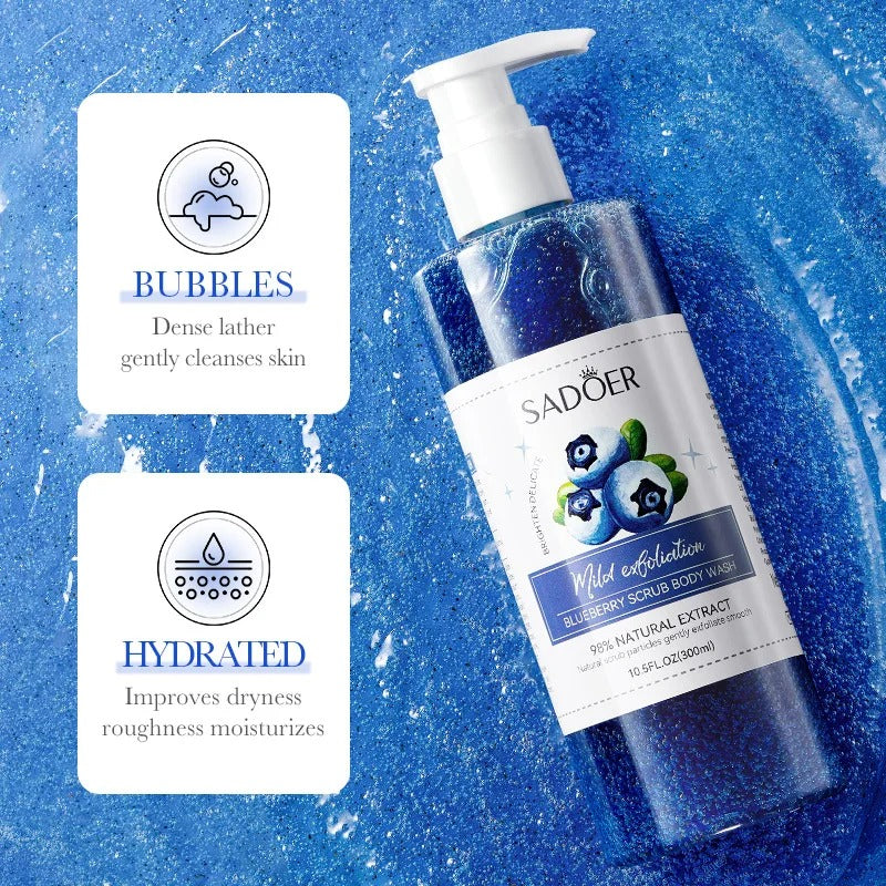 300ml Blueberry Exfoliating Shower Gel
