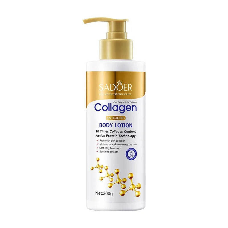 Collagen Milk Bleaching Face Body Cream Whitening Skin Moisturizing Lotion Lightening Care