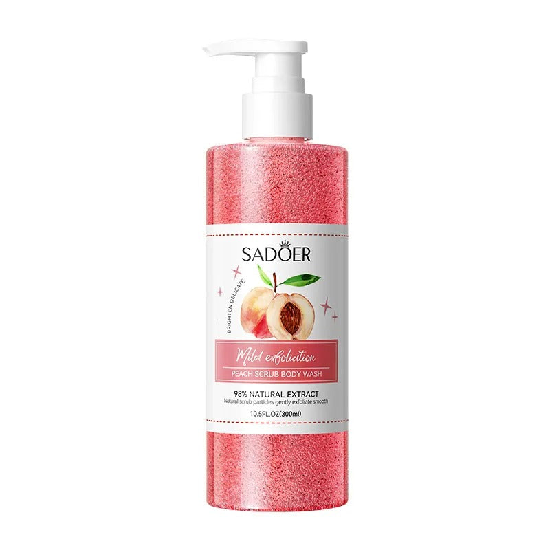 300ml Peach Exfoliating Shower Gel