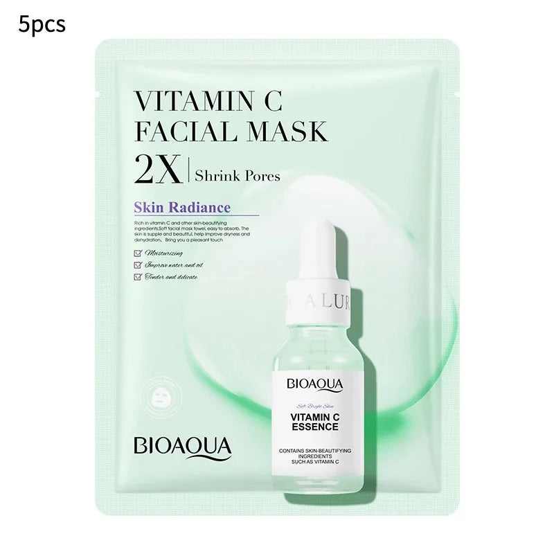 Centella Collagen Face Mask VC Moisturizing Refreshing Sheet Masks Hyaluronic Acid Facial Mask Skin Care Products